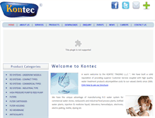Tablet Screenshot of kontec.ae